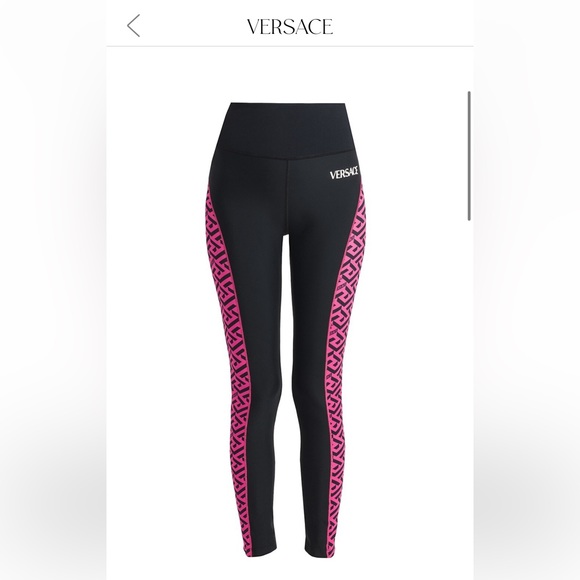 🔴Sold🔴Versace Greca Signature Leggings - Picture 3 of 5